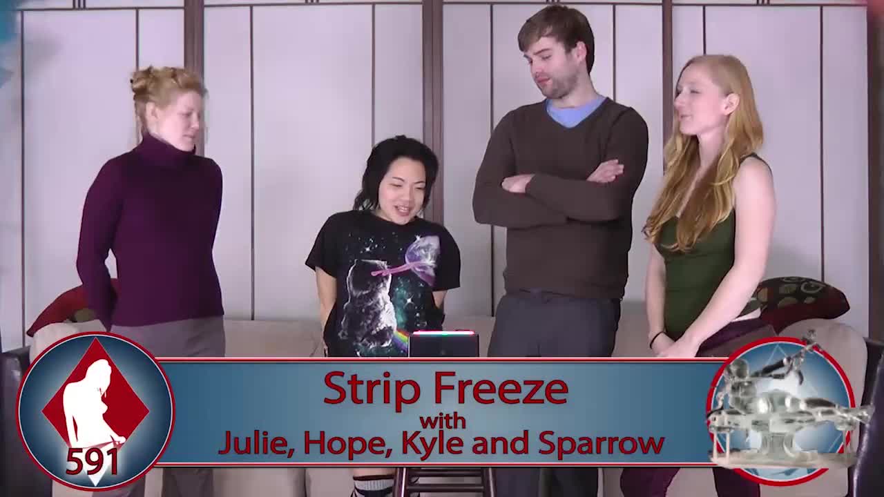 Kyle Shows Sparrow His Bird after the Strip Freeze is Ov