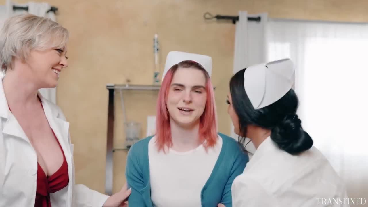 orny Transgender Lady Boy Team Fucked by Each other in Final Physical E