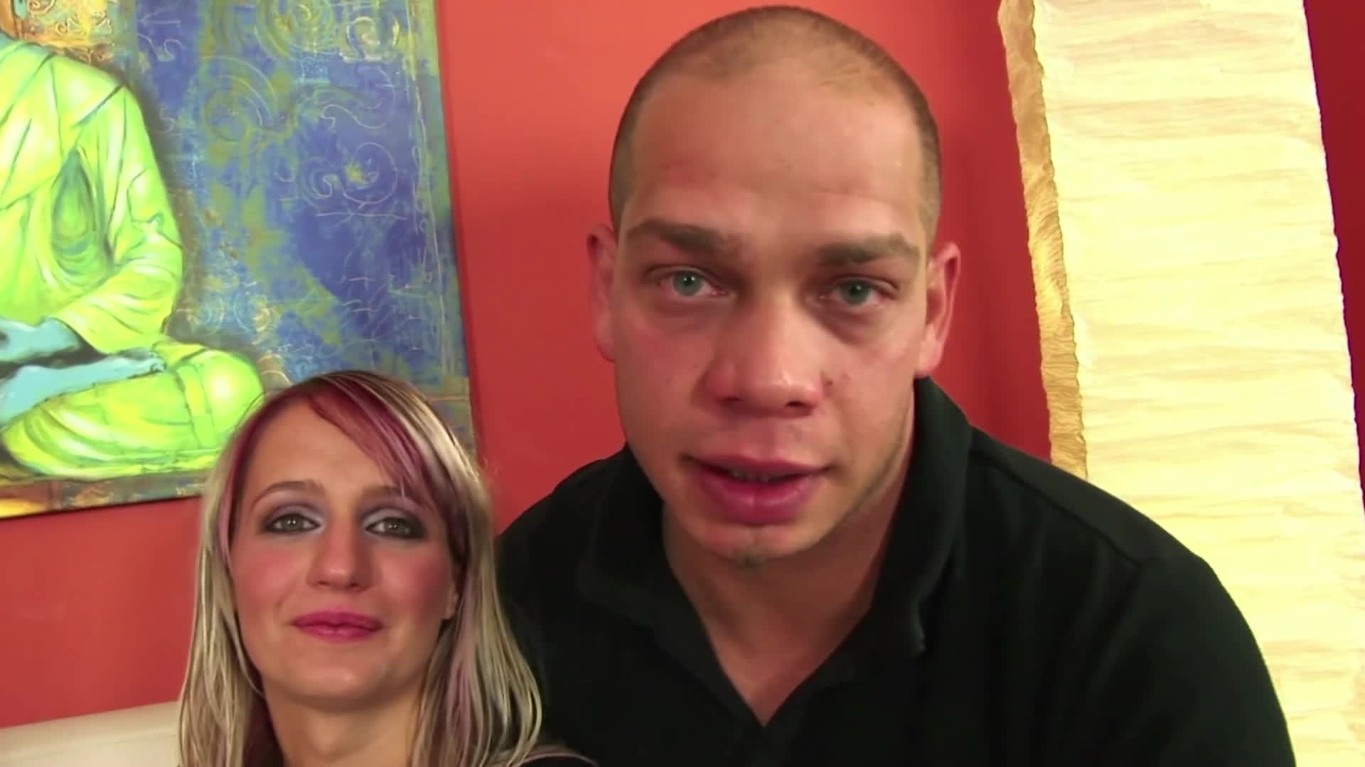 Two Hot Big Tits Big Ass Rich and Horny Blonde Housewives Share a Big Cock Repair Guy and His Cu