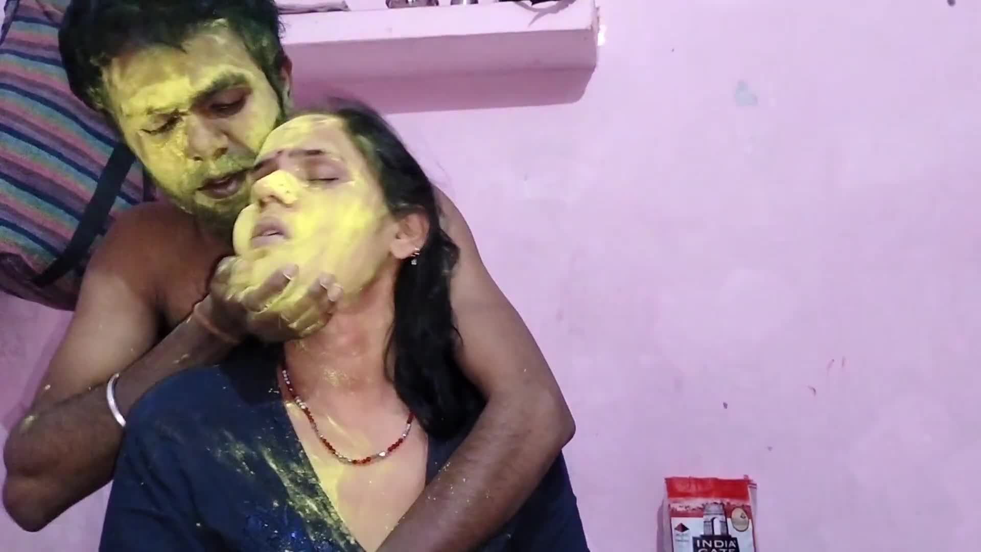 oli Special Bhabhi Ko Rang Laga Ke Dever Ne Khub Chod